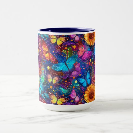Whimsical Butterfly Dream Tasse (Zentrum)