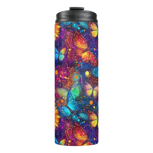 Whimsical Butterfly Dream Thermosbecher (Vorderseite)