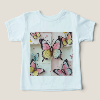 ✨ Whimsical Butterfly Dreams - Cartoon-Style T-Shi