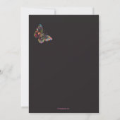 Whimsical Butterfly Einladung (Rückseite)