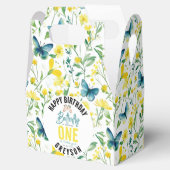 Whimsical Butterfly Floral 1. Geburtstag Geschenkschachtel (Geöffnet)