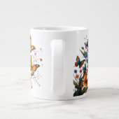 Whimsical Butterfly Garden Jumbo-Tasse (Rückseite)
