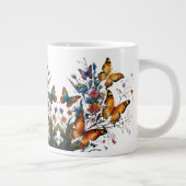 Whimsical Butterfly Garden Jumbo-Tasse (Rechts)