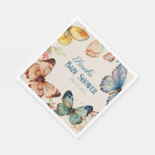 Whimsical Butterfly Garden Mairytale Serviette (Ecke)
