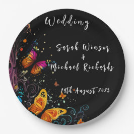 Whimsical Butterfly Garden Postcard Pappteller