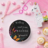 Whimsical Butterfly Garden Postcard Pappteller (Party)