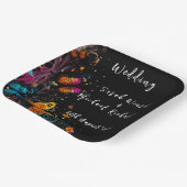 Whimsical Butterfly Garden Postcard Pappteller (Gewinkelt)