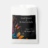 Whimsical Butterfly Garden Wedding Geschenktütchen (Vorderseite)