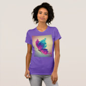 Whimsical Butterfly in Motion T-Shirt (Vorne ganz)