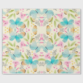 Whimsical Butterfly Planner Notebook Geschenkpapier (Flach)