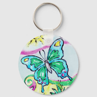 Whimsical Butterfly Schlüsselanhänger