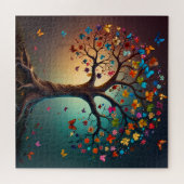 Whimsical Butterfly Tree Puzzle (Horizontal)