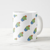 Whimsical Cactus Jumbo-Tasse (Vorderseite Rechts)