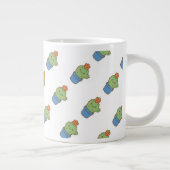 Whimsical Cactus Jumbo-Tasse (Rechts)