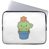 Whimsical Cactus Laptopschutzhülle (Vorderseite)