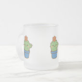 Whimsical Cactus Mattglastasse (Vorderseite Links)