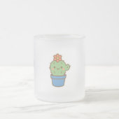 Whimsical Cactus Mattglastasse (Mittel)
