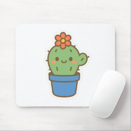 Whimsical Cactus Mousepad