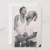 Whimsical Cactus Save the Date Künstlerisch Einladung (Rückseite)