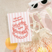 Whimsical Cake Bridesmaid Card