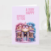 Whimsical Cake Shop meine kleinen Princess Cakes Karte (Vorderseite)