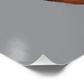 Whimsical Calico Kitten mit Cattitude Poster (Ecke)