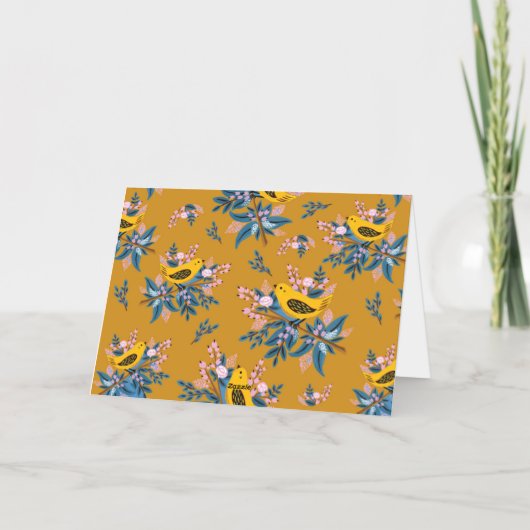 Whimsical Calligraphy Happy Thanksgiving Foto (Rückseite)