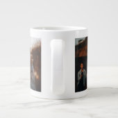 Whimsical Calligraphy Hers Wedding Foto Gift Tasse (Rückseite)