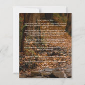 Whimsical Calligraphy Wedding Photo Engagement (Rückseite)