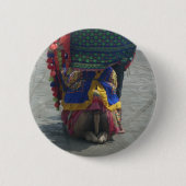 Whimsical Camel Art Print/Graphic Button (Vorderseite)