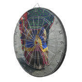 Whimsical Camel Art Print/Graphic Dartscheibe (Vorderseite rechts)