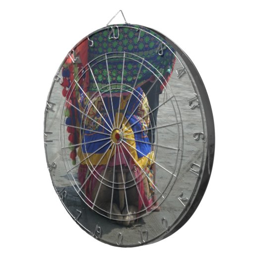 Whimsical Camel Art Print/Graphic Dartscheibe (Vorderseite rechts)