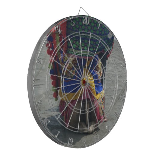 Whimsical Camel Art Print/Graphic Dartscheibe (Vorderseite Links)