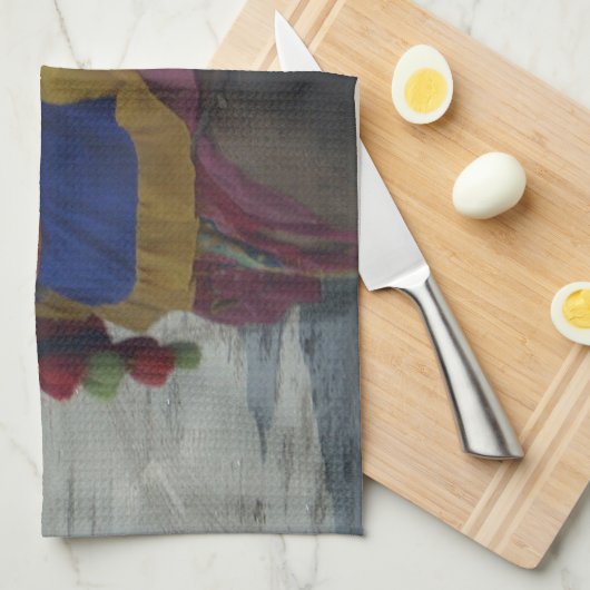 Whimsical Camel Art Print/Graphic Geschirrtuch (Viertel Falte)