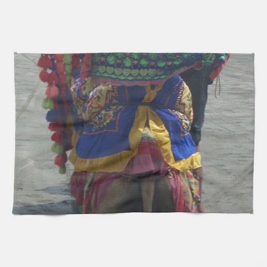 Whimsical Camel Art Print/Graphic Geschirrtuch (Horizontal)