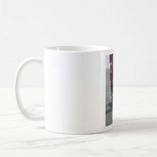 Whimsical Camel Art Print/Graphic Kaffeetasse (Links)