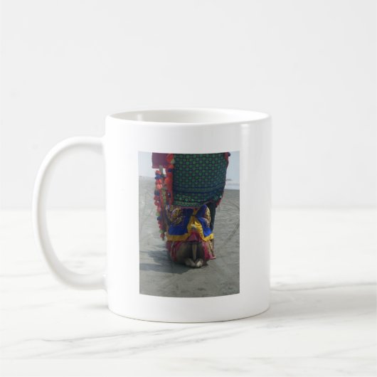 Whimsical Camel Art Print/Graphic Kaffeetasse (Links)