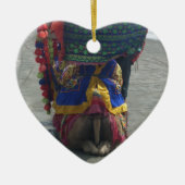 Whimsical Camel Art Print/Graphic Keramikornament (Vorne)