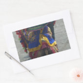 Whimsical Camel Art Print/Graphic Rechteckiger Aufkleber (Umschlag)