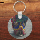 Whimsical Camel Art Print/Graphic Schlüsselanhänger (Vorderseite)