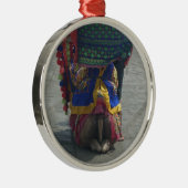 Whimsical Camel Art Print/Graphic Silbernes Ornament (Rechts)