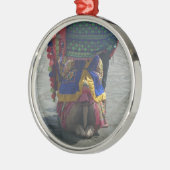 Whimsical Camel Art Print/Graphic Silbernes Ornament (Links)
