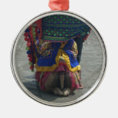 Whimsical Camel Art Print/Graphic Silbernes Ornament (Vorne)