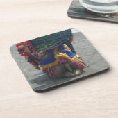 Whimsical Camel Art Print/Graphic Untersetzer (Linke Seite)