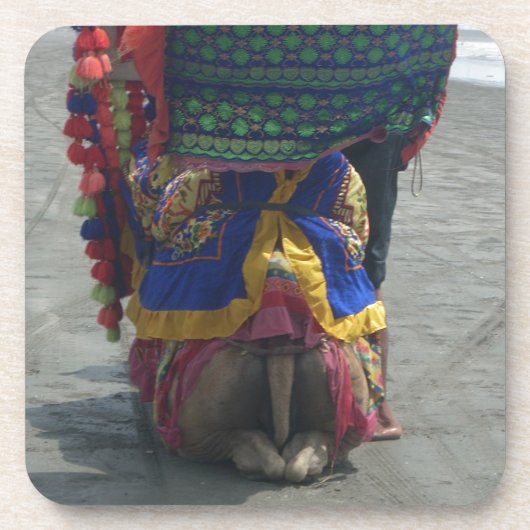 Whimsical Camel Art Print/Graphic Untersetzer (Vorderseite)