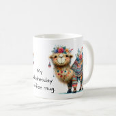 Whimsical Camel Mittwoch Hump Day Kaffeetasse (VorderseiteRechts)