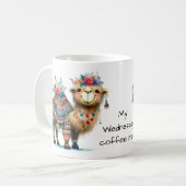 Whimsical Camel Mittwoch Hump Day Kaffeetasse (Vorderseite Links)