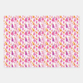 Whimsical Candy Coated Weihnachtsbaum Muster Geschenkpapier Set (Vorderseite 2)