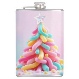 Whimsical Candy Tree Flachmann