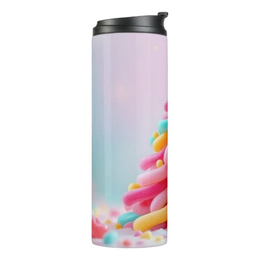 Whimsical Candy Tree Thermosbecher (Nach links gedreht)